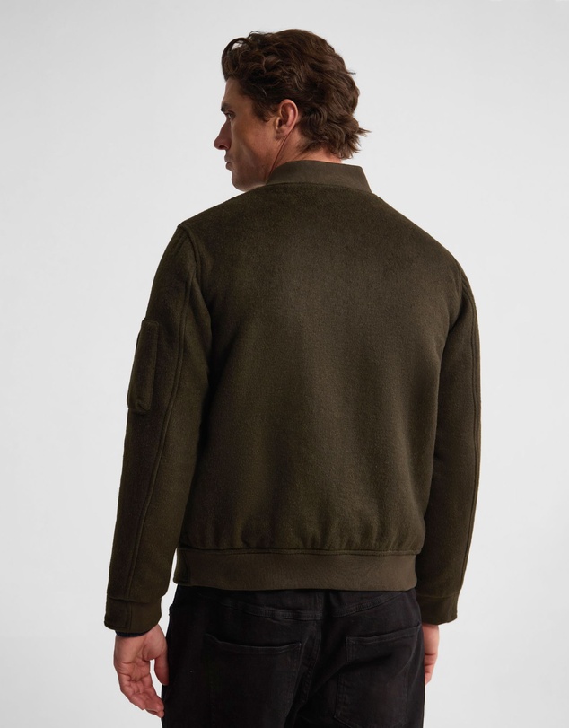 Oxford - Hamish Wool Blend Bomber Jacket