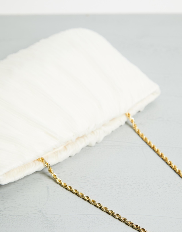 Loeffler Randall - Brit Plissé-Organza Clutch