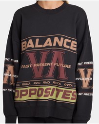RVCA - Womens Puck It Pover Crew Neck