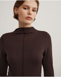 Witchery - Mock Neck Jersey Top