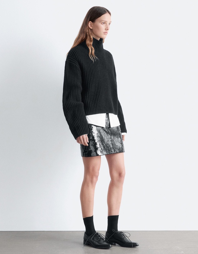 & Other Stories - Cropped Turtleneck Jumper