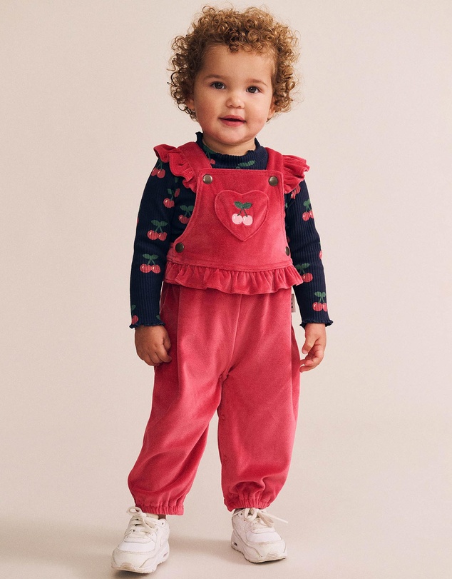 Huxbaby - Very Cherry Rib Skivvy Top - Babies