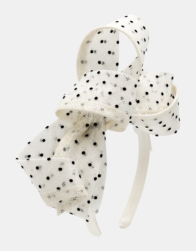 Morgan & Taylor - Sadie Fascinator in Ivory White