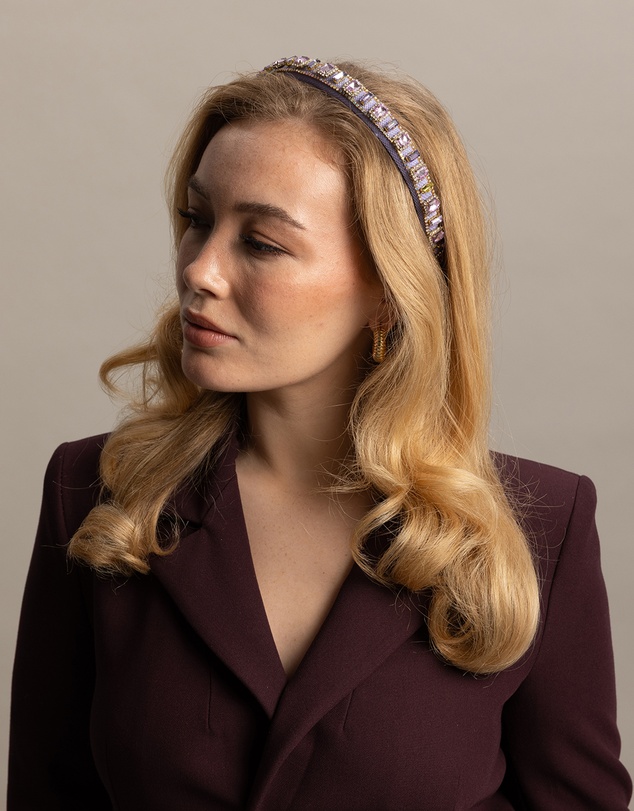 Morgan & Taylor - Laurel Headband in Lilac Purple