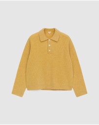 ARKET - Alpaca Wool Blend Polo Shirt