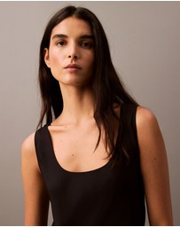 Calvin Klein - Twill Midi Slip Dress