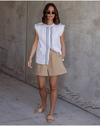 ALEXANDRA - Masti Shorts Beige