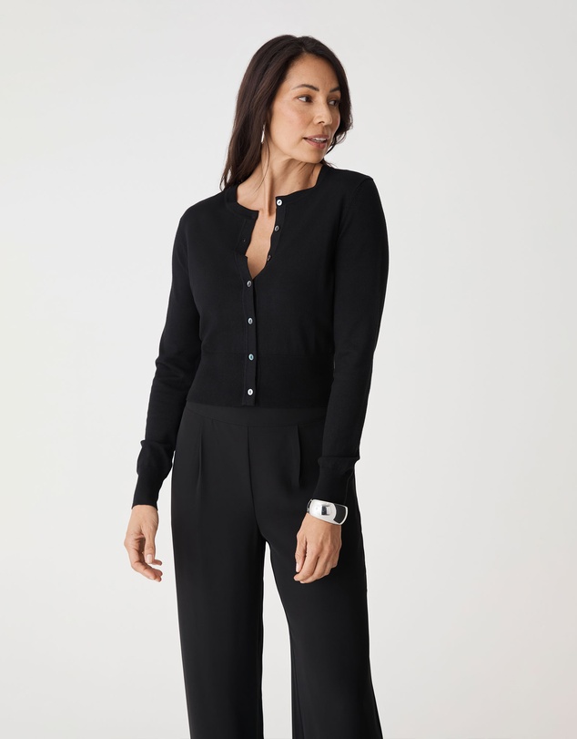 Forcast - Jessie Crew Neck Cardigan