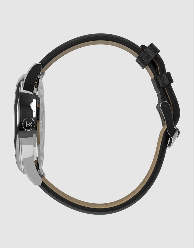 TIMEX - Chicago 45mm Leather Strap Watch