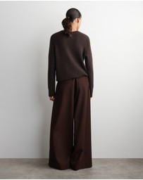 COS - Relaxed Wool-Blend Wide-Leg Trousers