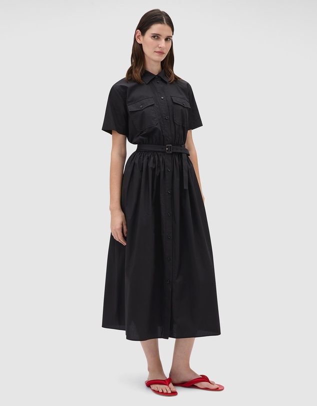 Oroton - Belted Shirt Dress