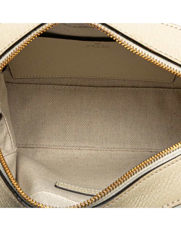 Pre-Loved by Azura Reborn - Pre-Loved Small GG Supreme Textured Calfskin Web Ophidia Camera Bag
