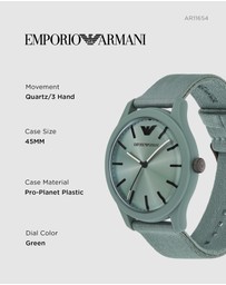 Emporio Armani - Green Analogue Watch