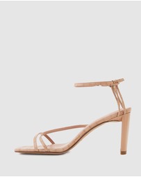 Nakedvice - The Cyrus Nude Croc Heel