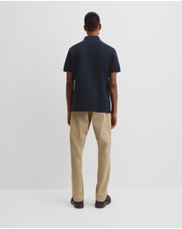 Country Road - Short Sleeve Australian Cotton Textured Polo