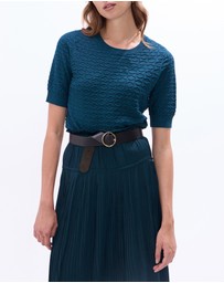 Marcs - Shimmer Flames Knit Top