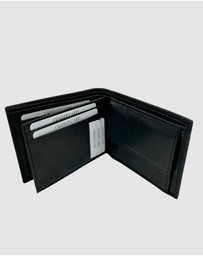 Jacaru - Jacaru 5786 Kangaroo Leather Flap Wallet