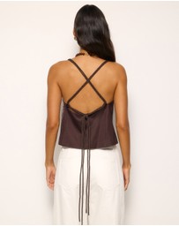 AERE - Madison Satin Top