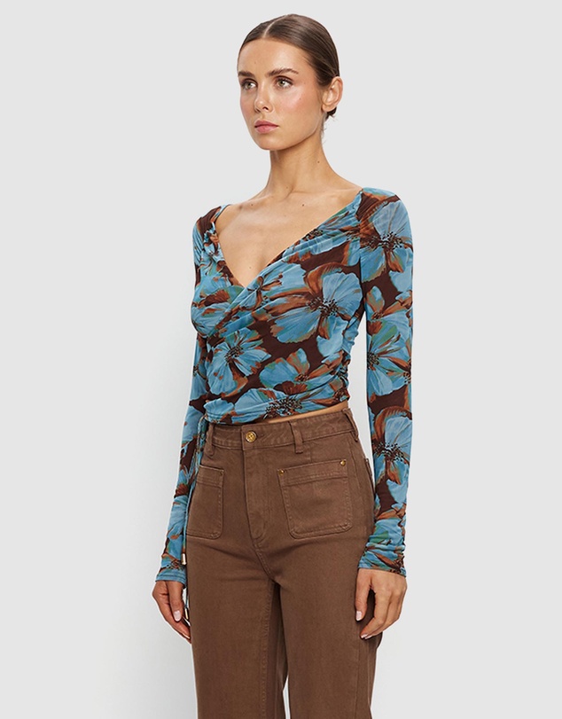 KIVARI - Nieve Mesh Top
