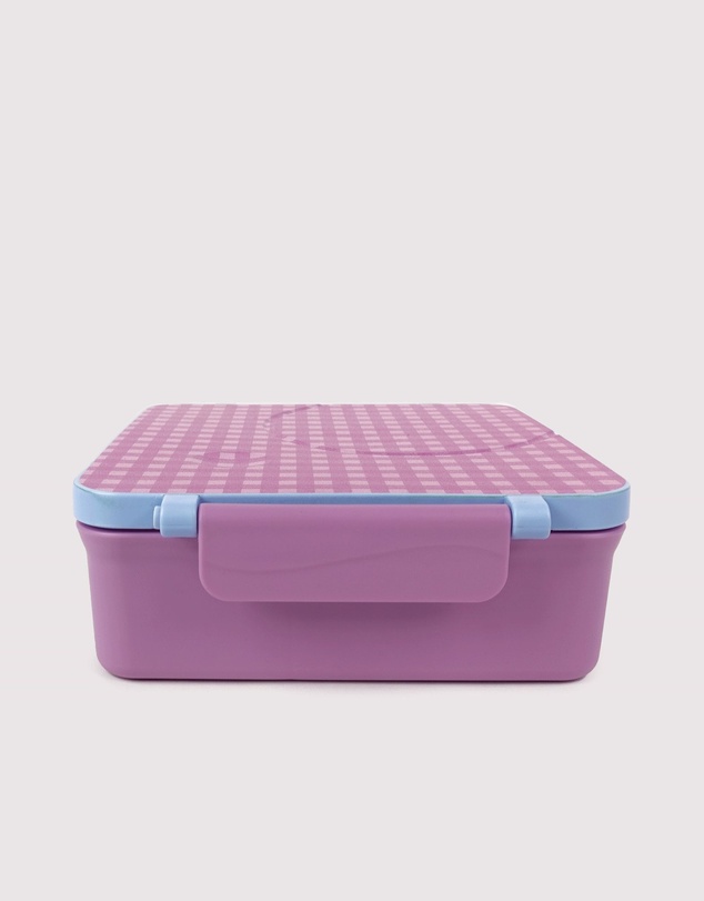 The Somewhere Co - Lilac Gingham Mini Bento Lunch Box