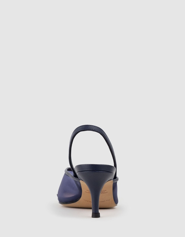 Edward Meller - DESTINE60 Lace Front Mesh Slingback
