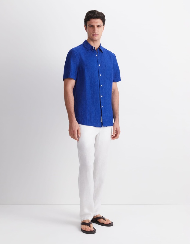 Sportscraft - Short Sleeve Delave Linen Shirt