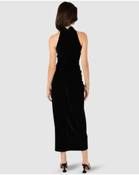 SACHA DRAKE - Lavish Cowl Dress In Black