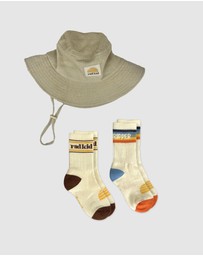 Banabae - Rad Kid Bucket Hat Banabae Sock Bundle - Sand
