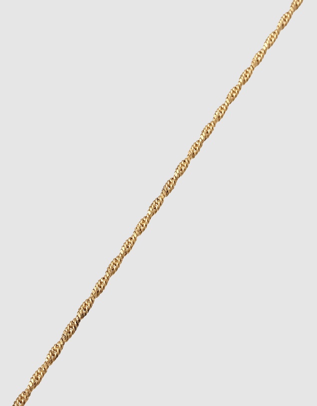 Elli Jewelry - Necklace Y-Chain 925 Sterling Silver Gold-Plated