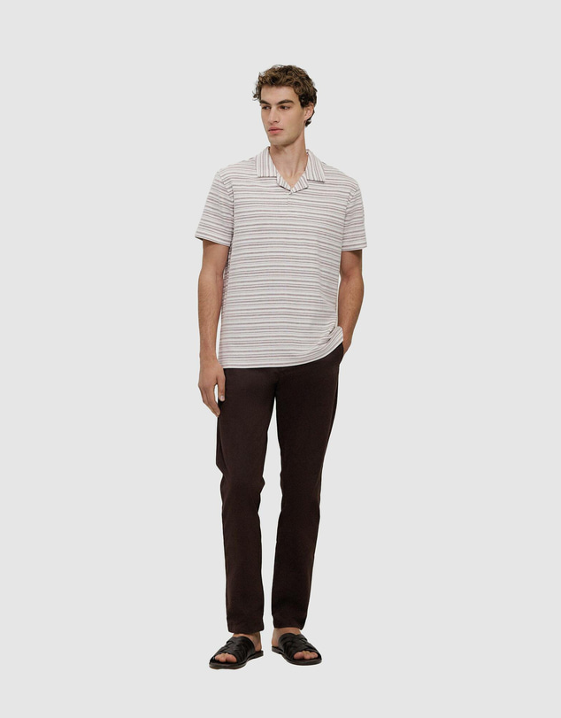 Trenery - Jacquard Stripe Polo