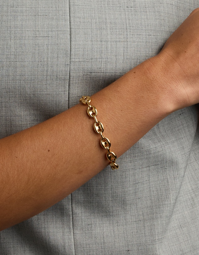 Michael Hill - Puff Anchor Bracelet in 18kt Gold Vermeil