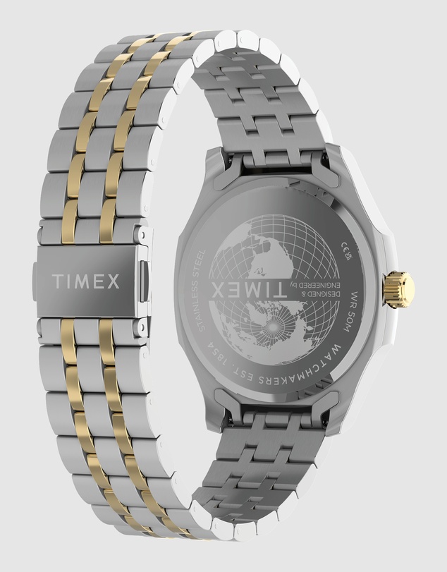TIMEX - Marquee 41mm Green Dial Stainless Steel Bracelet Watch