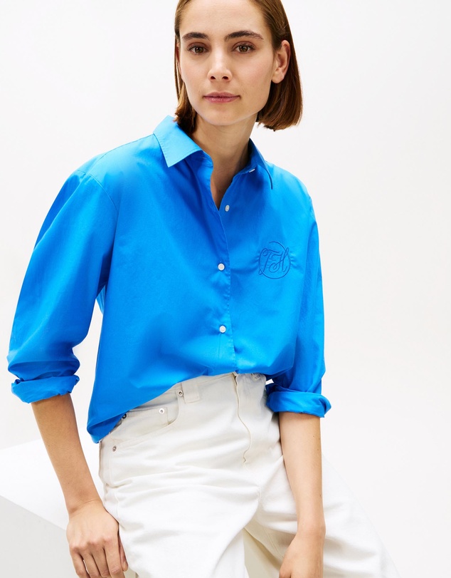 Tommy Hilfiger - Oversized Fit Logo Embroidery Shirt