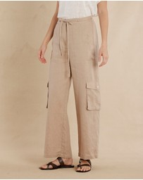 Amelius - Ciel Linen Cargo Pant