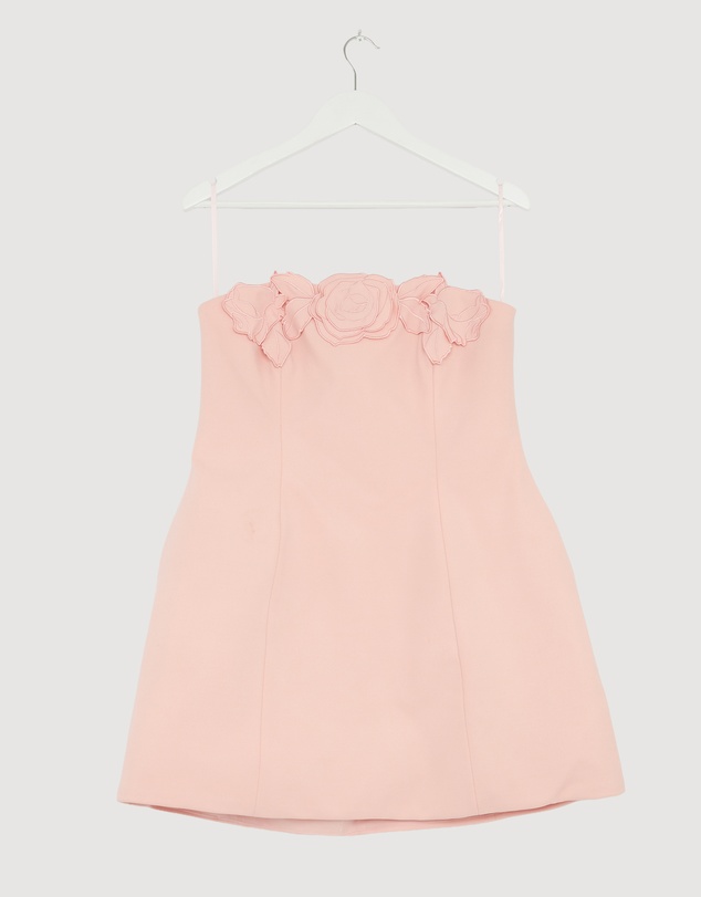 Revibe - Repaired LEO LIN Roselle Applique Bustier Mini Dress - AU 14