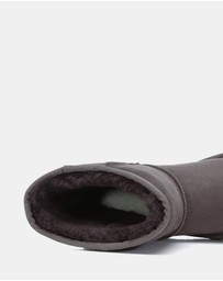 EVERAU - Australian Shepherd Ugg Short Classic Sheepskin Upper UGG Boots