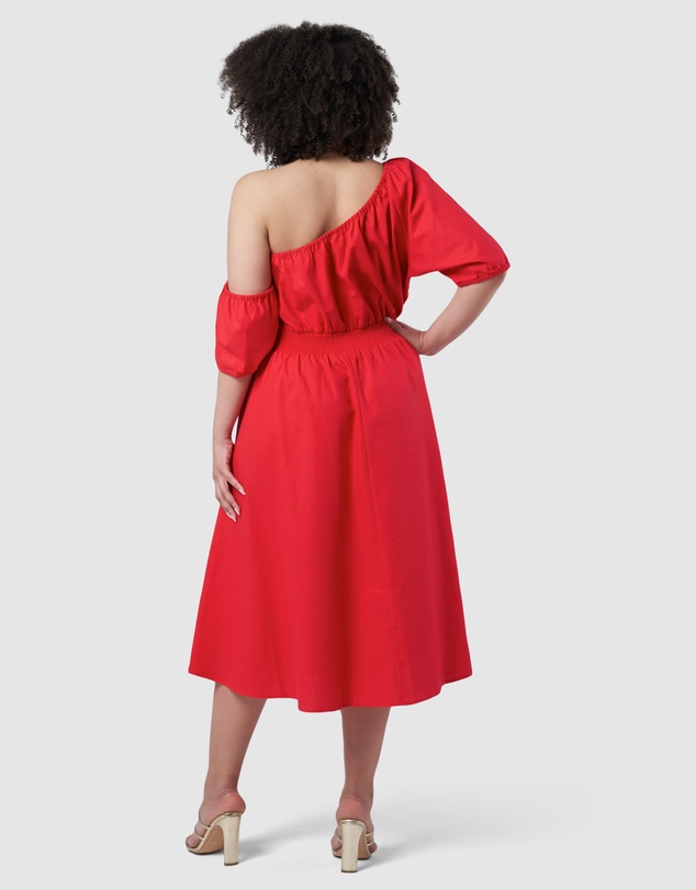Pink Dusk by Curve Project - Brightside Midi Dress