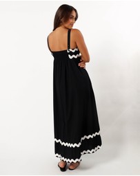 Petal & Pup - Reece Maxi Dress - Black