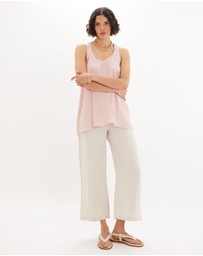 Amelius - Sabine Side Button Top