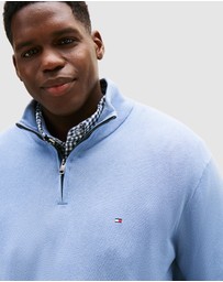 Tommy Hilfiger - Big & Tall Cashmere Half-Zip Jumper
