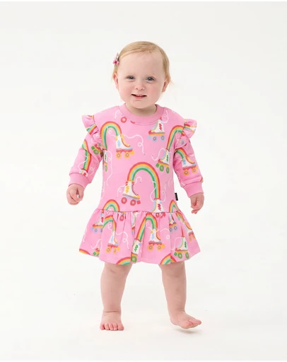 Rock Your Baby - Let The Good Times Roll Baby Jessica Frill Dress