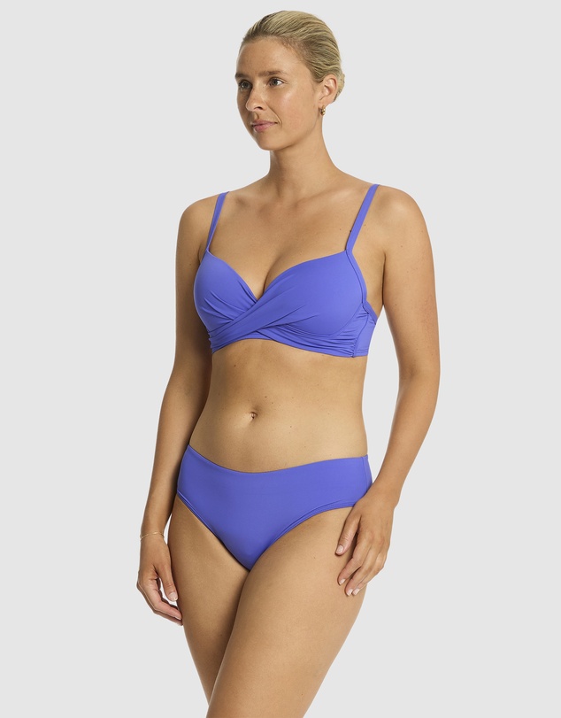 Sea Level Australia - Essentials Edit Cross Front Moulded Underwire Bra