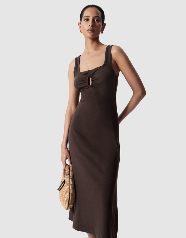 & Other Stories - Buckle-Detailed Midi Dress