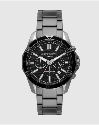 Armani Exchange - Gun-Metal Chronograph Watch