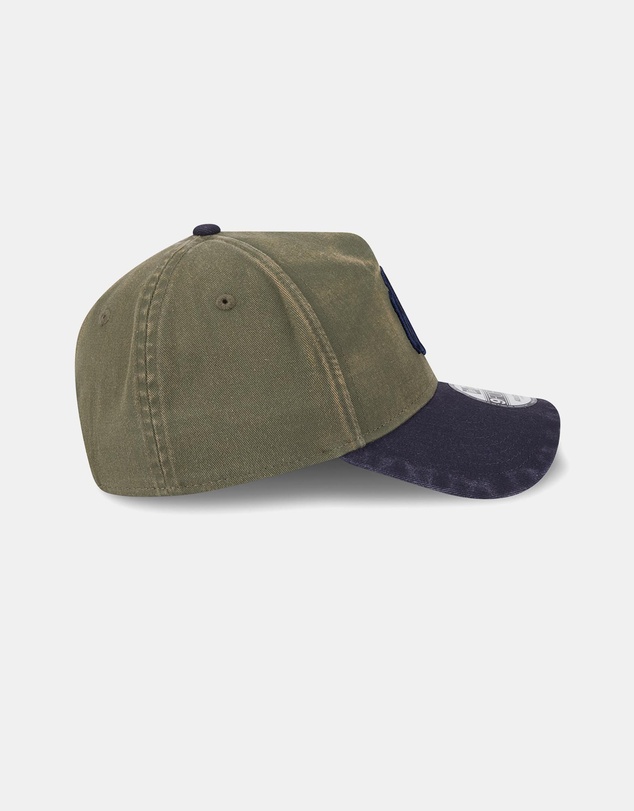 New Era - New Olive Navy Wash 9FORTY A-Frame New York Yankees Cap