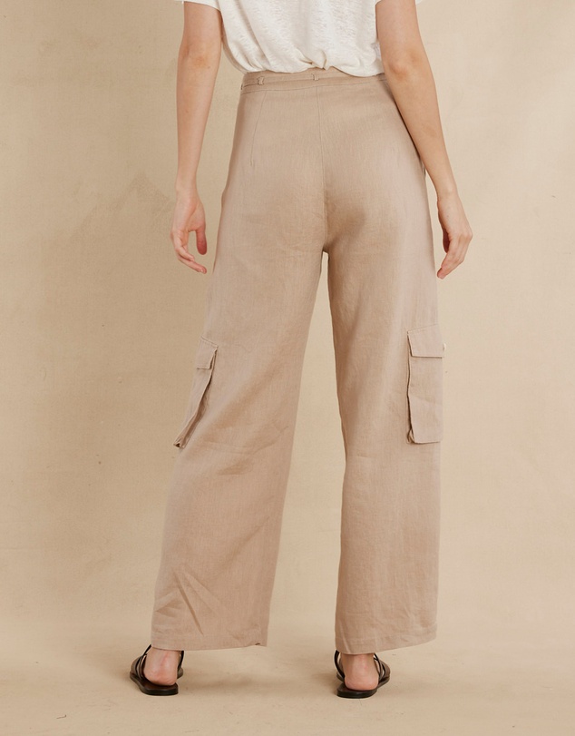 Amelius - Ciel Linen Cargo Pant