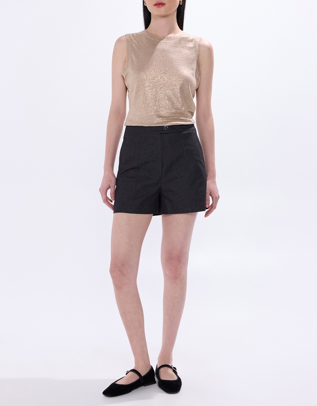 Marcs - As Love Glows Foil Linen Tank