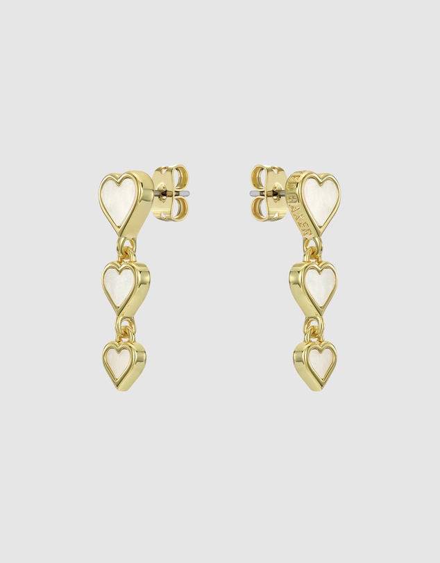 Ted Baker - SIA: Pearl Shimmer Heart Drop Earrings