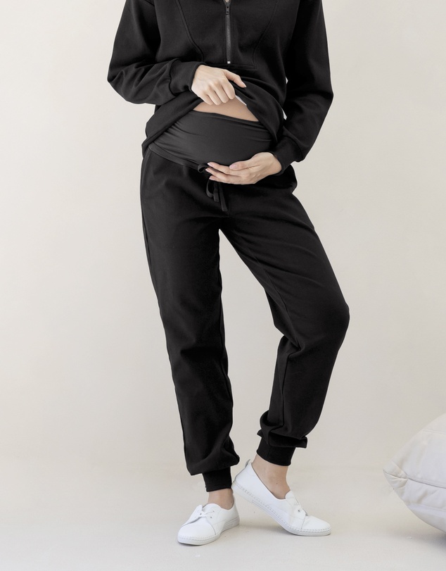 Angel Maternity - Ultimate Comfort Maternity Sweat Pants in Black