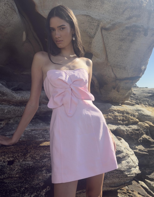 AERE - Tiera Strapless Mini Dress